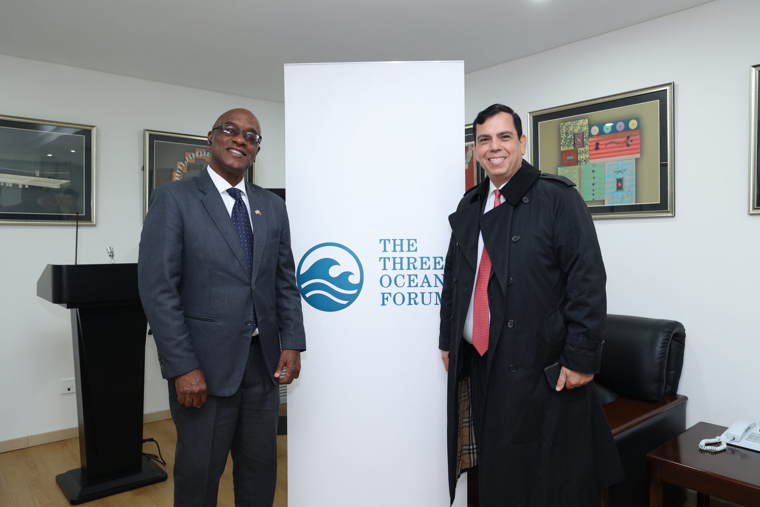 Three Oceans Forum representatives during a strategic meeting