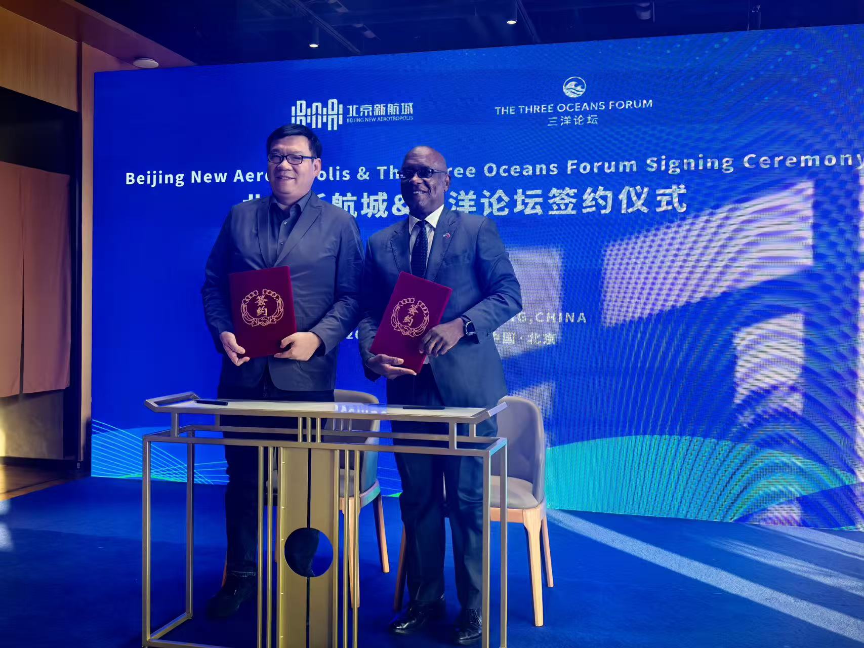 Three Oceans Forum partnership signing ceremony